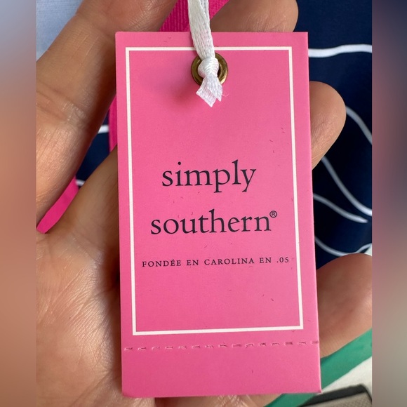 Simply Southern Stripe Tunic Dress by XXL Midi Sleeveless V Neck XXL NWT - Picture 10 of 11